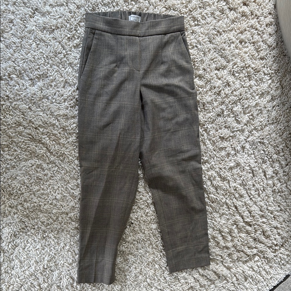 Gray Plaid Trousers